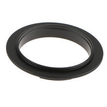 Metal 52mm Macro Lens Reverse Adapter Ring For Canon EF/EF-S 1100D 1000D 60D 5D 7D Black 2024 - buy cheap