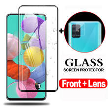 Película de vidrio templado 9H para Samsung Galaxy A01, A21, A21S, A31, A41, A51, A71, M11, M21, M31, A315F, Protector de pantalla de lente de cámara 2024 - compra barato