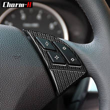 Carbon Fiber Steering Wheel Panel Cover Trim for BMW E60 5 Series 2005-2010 2024 - buy cheap