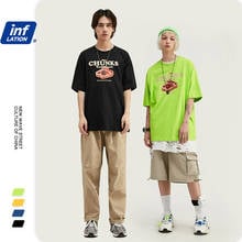 INFLATION Hip Hop Men Tee Shirts CHUNKS Techniques Print Harajuku Men Tshirt 2020 Summer 100% Cotton Men Funny t shirts 1088S20 2024 - buy cheap