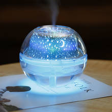 Humidificador de lámpara con proyector de estrellas, difusor de Aroma USB, generador de niebla ultrasónico, luz LED nocturna para el hogar, 500ML 2024 - compra barato