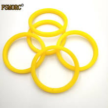 10pieces Yellow silicone Water Heater Hose Pad Water Meter Gasket Silicone seal Non-toxic and tasteless 55*64*7.4mm 2024 - buy cheap