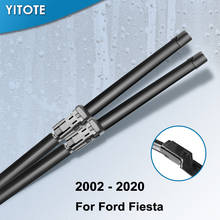 YITOTE Windscreen Wiper Blades for Ford Fiesta  Fit Push Button / Hook Arms model year from 2002 to 2020 2024 - buy cheap