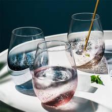 Creative Starry Sky Wine Glass Mug Simple Milk Juice Water Cup Transparent Crystal Coffee Mugs Home Office Drinkware Gifts 2024 - buy cheap