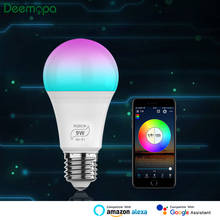 Dimmable 7W 9W E27 WiFi Smart Light Bulb LED Lamp App Operate Alexa Google Assistant Control Wake up Smart Lamp Magic Bulb 2024 - buy cheap