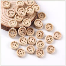 Zollor 100PCS Wooden Buttons Clothing Wedding Decoration Handmade Letter Love DIY Crafts Scrapbooking For Sewing Accessories 2024 - buy cheap