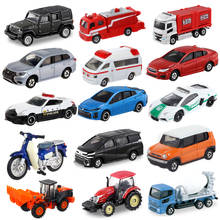 Takara tomy modelo de carro retrátil, brinquedos diecast para meninos, engenharia, transporte de caminhões, tomica, suv, motor de ônibus 2024 - compre barato