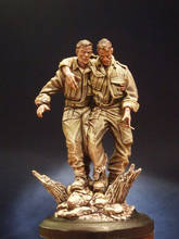 1/16  ancient Wounded set include 2 (WITH BASE )   Resin figure Model kits Miniature gk Unassembly Unpainted 2024 - buy cheap