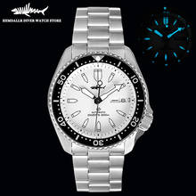 Heimdallr Men's Diving Watch Sapphire 44mm White Dial Ceramic Bezel Luminous 20ATM Waterproof NH36A Automatic Movement Watches 2024 - buy cheap