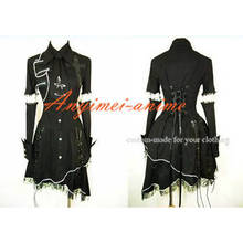 Vestido gótico lolita punk sob medida, fantasia cosplay [ck367] 2024 - compre barato