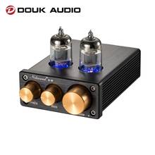 Douk Audio NS-10P Mini Vacuum Tube Preamp Treble Bass Tone Control Stereo Audio Preamplifier 2024 - buy cheap
