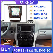 Central multimídia automotiva para mercedes benz, 2005 a 2011, tela vertical, rádio automotivo, navegação gps, android 2024 - compre barato