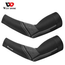 WEST BIKING Summer Anti-UV Cycling Arm Sleeves Running Fitness Basketball Breathable Men Women Sport Protection Arm Warmers 2024 - buy cheap