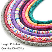 15 Inches 6mm Disc Clay Beads Flat Round Polymer Chip Disk Loose Spacer Beads For DIY Jewelry Making Bracelet Accessories 2024 - buy cheap