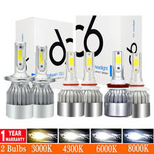 12000K LED Turbo Car Headlight Bulbs H4 H7 H11 H8 HB4 H1 H3 9005 72W 8000LM Auto Car Accessories 6000K 8000K Led Fog Lights 2024 - buy cheap