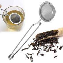 VKTECH Tea Infuser Stainless Steel Sphere Mesh Tea Strainer Handle Coffee Tea Ball Cooking Soup Herb Spice Filter Diffuser Tool 2024 - buy cheap