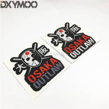 Japanese Osaka Outlaw Racing Drift Motorcycle Helmet Bike Motocross Sticker Car Styling Vinyl Decal 10.7x9cm 2024 - buy cheap