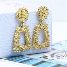 small Vintage Earrings for women gold color Geometric statement earring metal earing Hanging fashion jewelry trend wholesale 2024 - buy cheap