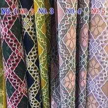 GLace 2019 NEW 1Yard /1 piece  6 color Top grade Cord Hollow lace fabric DIY Dress skirt Sewing decoration C0330 2024 - buy cheap