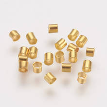 10000pc Brass Crimp Tube Beads End Bead Spacer Beads For  Bracelet Jewelry Making DIY accessories 2x2x0.15mm 2024 - buy cheap