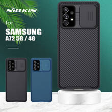 Nillkin-funda de cámara deslizante para Samsung Galaxy A72, 5G, protección ultrafina, 4G 2024 - compra barato