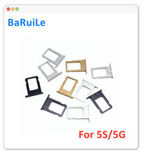 BaRuiLe 20 шт. держатель лотка для SIM-карты для iPhone 5, адаптер для SIM-карты, запасные части 2024 - купить недорого