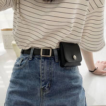 New Fashion Leather Women Belt Bag Square Round Buckle Waist Strap All-match Ladies Girl Coat Dress Jeans Decoration Waistband 2024 - buy cheap