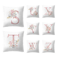 30# 45x45 Cm Englisch Alphabet Pillowcases Cushion Covers Children Room Decoration Letter Cushion Covers Decorative 2024 - buy cheap