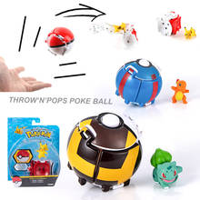 1pcs Takara Tomy  Pokemon Figure Action Pikachu Dolls Mega Pokeball Animal Super Ultra Ball Lugia Venusaur Pokebola Children Toy 2024 - buy cheap