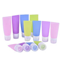 38/60/80ml Travel Refillable Bottles Silicone Skin Care Lotion Shampoo Gel Squeeze Bottle Tube Containers Squeeze Kits 2024 - buy cheap
