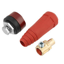 Conector de Cable de ajuste rápido con enchufe para máquina de soldadura, adaptador de Cable de conector de máquina de soldadura dkj35-50, 1 unid/set 2024 - compra barato