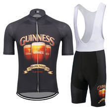 GUINNESS BEER New Cycling Jersey Set Maillot Ciclismo Hombre Men Short Sleeve Bike Clothing  GEL Breathable Pad Bib Shorts MTB 2024 - buy cheap