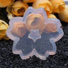 Resin Silicone Pendant Mold Sakura Ornaments Handmade Jewelry Making Tool 2024 - buy cheap