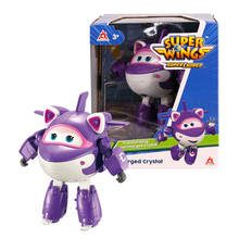Big!!! ABS Super Wings Deformation Airplane Robot Action Figures Super Wing Transformation Toys for Children Gift Brinquedos 2024 - купить недорого