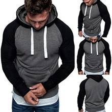Men's Sweater Fashion Casual Pullover Hooded Sweater Men Running  Long Tops Long Sleeve Running T Shirt Sport  Dry Fit 2024 - buy cheap