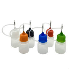 10pcs 3ml Empty Plastic Container For Liquid Soft PE Vial With Metal Needle Cap Dropper Bottle 2024 - buy cheap