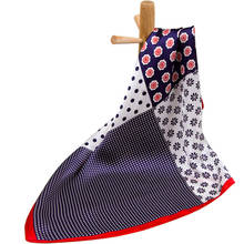 Высококачественный шарф из чистого шелка женская бандана женский шарф для волос Пейсли женский шейный шарф из натурального шелка в горошек с цветком 2024 - купить недорого