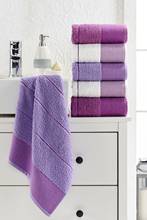 6lı Towel Set Vortex 50x85cm Ribbed Lilac 2024 - купить недорого