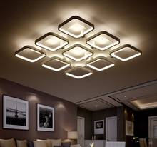 Led de alumínio quadro da lâmpada do teto casa sala estar quarto estudo escritório comercial luz teto 2024 - compre barato