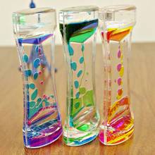 Double Colors Oil Hourglass Liquid Floating Motion Bubbles Timer Desk Decors 2024 - buy cheap