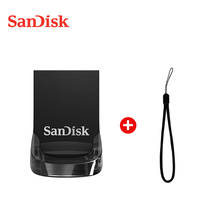 Sandisk-mini pen drive usb 3.0, 16gb, 32gb, 128gb até 130 m/s, usb 3.0, memória flash drive 2024 - compre barato