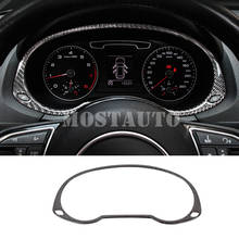 For Audi Q3 8U Carbon Fiber Front Dashboard Edge Moulding Trim Cover  2012-2018 Car Accessories Interior Car Decor Car Trim 2024 - buy cheap