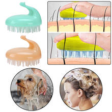 Silicone Shampoo Scalp Hair Massager Shampoo Massage Comb Head Spa Slimming Massage Brush Body Washing Comb Bath Brush Dropship 2024 - buy cheap