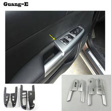 car ABS chrome inner door Window glass switch panel cover trim lift frame armrest handrail For Kia Sportage KX5 2016 2017 2018 2024 - buy cheap