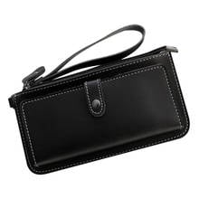 Women's Long Multi-Function Wallet Multi Card Slot Card Holder Buckle Zipper Student Purse Clutch New 2024 - buy cheap