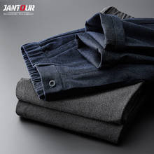 Jantour 2022 New fashion Mens Casual Pants for Men Trousers Male high quality Work Pants Male Cotton Autumn Winter thick 36 38 2024 - buy cheap