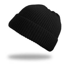 Chapéu de malha para homens e mulheres, moda coreana, novo chapéu de malha, para viagem, casual, à prova de vento, de lã, quente 2024 - compre barato