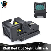 Антибликовое устройство Killflash, Защитный Объектив, сотовая металлическая сетка, защитная крышка прицела для RMR Red Dot Sight 2024 - купить недорого