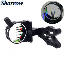 Sight JUNCING Micro Adjust 5Pin Slider Bow Sight 3D Archery Sight with Light and Level Balancer Compound Bow Hunting Shooting 2024 - buy cheap