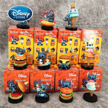 Figuras de acción de Stitch de Disney, set de 11 unids/set de Stitch de 5,5 CM, regalos para muñecas, suministros para fiestas en casa, decoración de juguetes para pastel y boda 2024 - compra barato